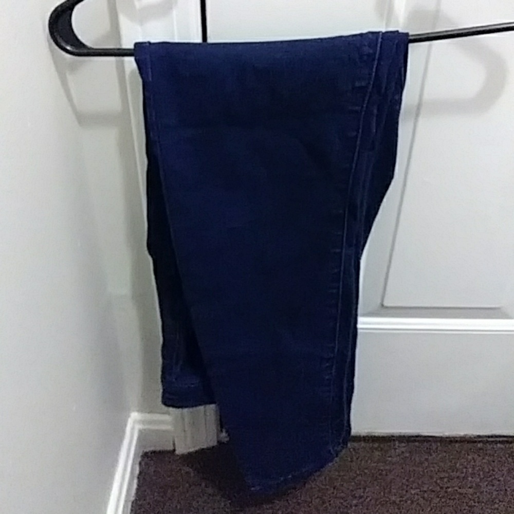 Dark blue jeans